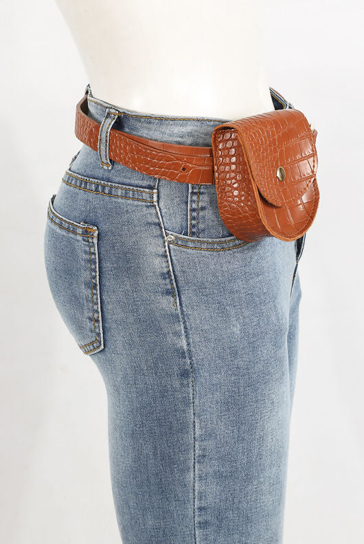 2-in-one Camel Saddle Waist Belt Bag